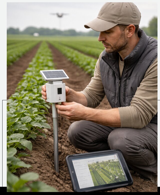 IoT мониторинг сельскохозяйственных полей и контроля в Смоленске